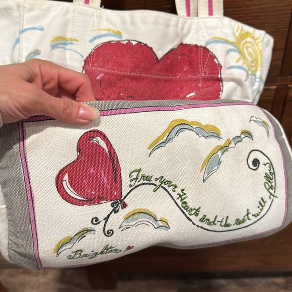 Brighton free your heart balloons tote bag - Picture 3 of 5